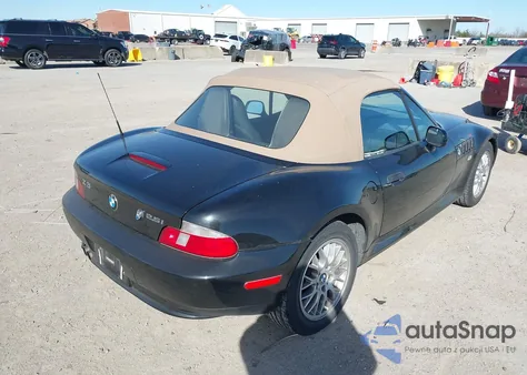 2002 BMW Z3 2.5I z USA, uszkodzony, nr VIN 4USCN33472LM05394
